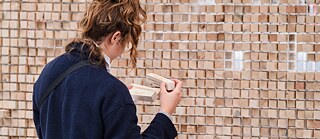 Die „Verschwindende Wand“ in Brüssel, Oktober 2020 | Foto (Ausschnitt): © Lillo Mendola