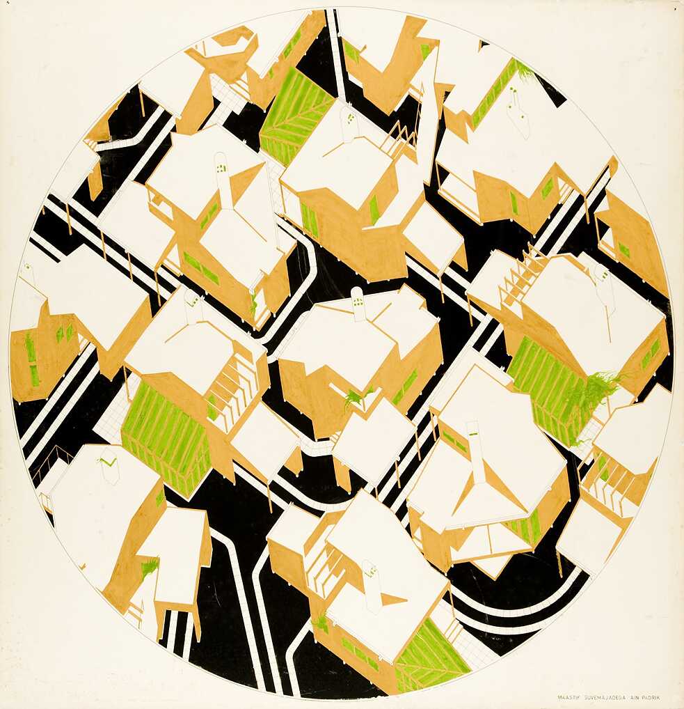 Landschaft mit Häuser (Tallinn), Architekt: A. Padrik // 1978