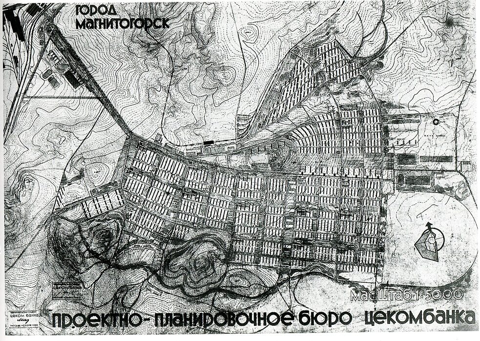 Master Plan of Magnitogorsk, architect: Ernst May // 1930