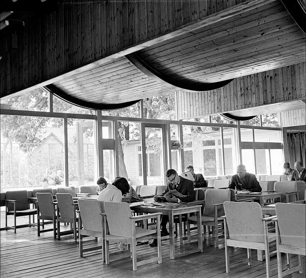 Sommerlesehalle (Palanga), Architekt: A. Chepis // 1966
