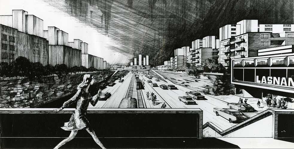 Wohnbezirk Lasnamäe (Tallinn), Architekten: M. Port, M. Meelak, I. Raud, O. Schemchugow, W. Herkel // 1970–1976