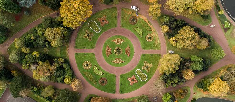 Green Circle in the park