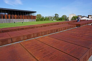 Az alabamai Montgomery-ben található Béke és Igazságosság Nemzeti Emlékhelye 