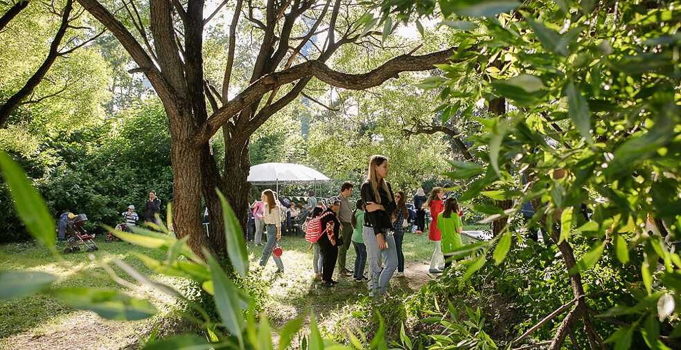 Garten des Goethe-Instituts Moskau