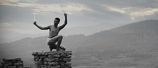 A Pit on  the Mountain