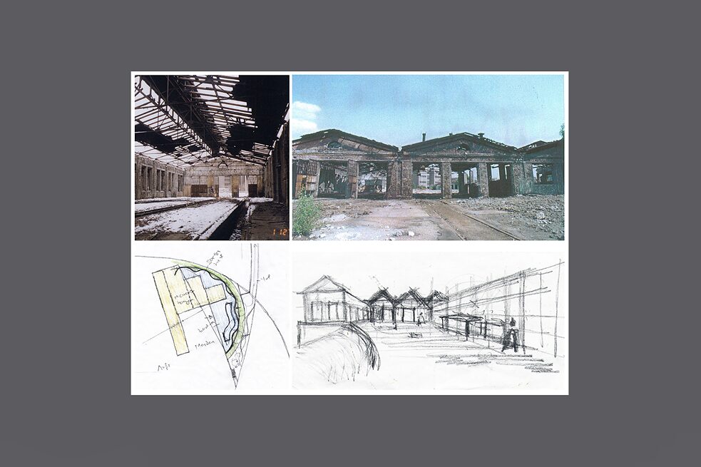 Cer Modern Kunstzentrum, Ankara, Skizzen und Zustand vor dem Um- und Ausbau
