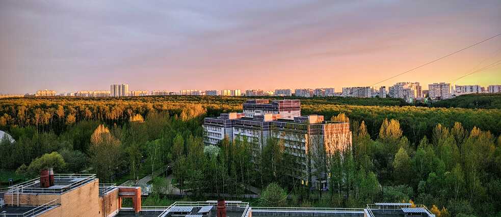 Luft in russischen Städten