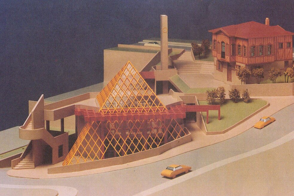 Presse- und Jugendkulturzentrum, Ankara, Modell