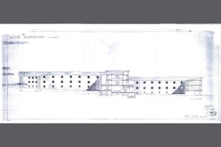Sanatorium in Uludağ Kirazlıyayla (zusammen mit Emin Onat), Schnitt, 1946