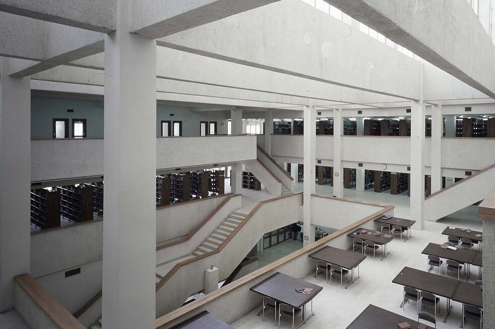 Allgemeine Bibliothek der Boğaziçi Universität in Istanbul, Ansicht des Lesesaals