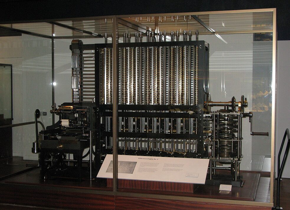 Die Differenzmaschine des Londoner Wissenschaftsmuseums