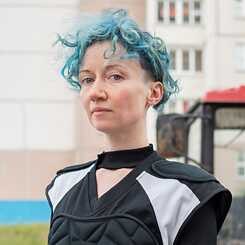 Dzina Zhuk, aus dem Künstlerkollektiv eeefff 