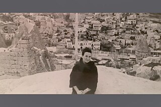 Während der Arbeit an einem Bebauungsplan für Göreme, 1960er Jahre