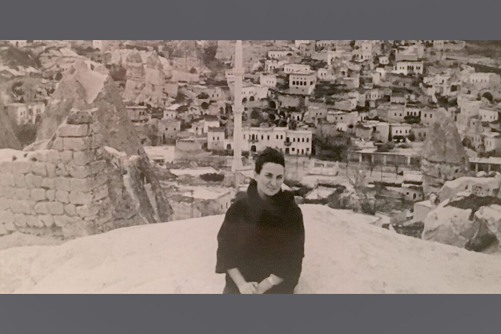 Während der Arbeit an einem Bebauungsplan für Göreme, 1960er Jahre