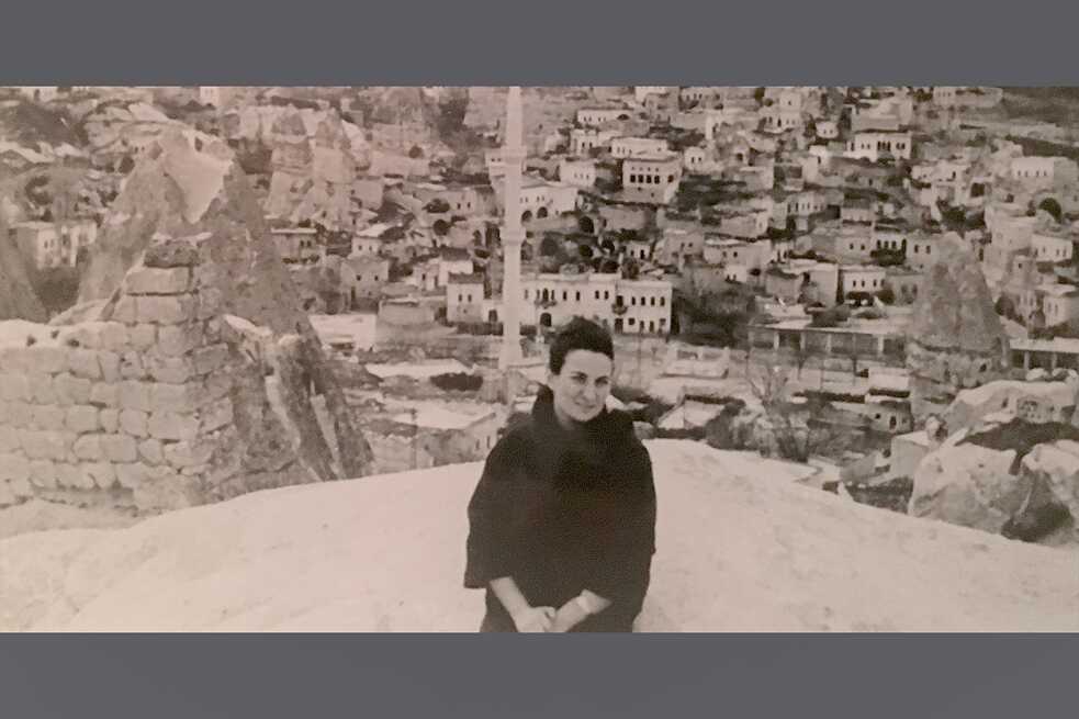 Während der Arbeit an einem Bebauungsplan für Göreme, 1960er Jahre