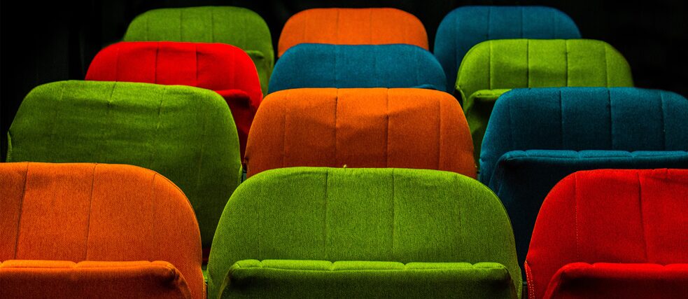 Sitzplätze im Kino