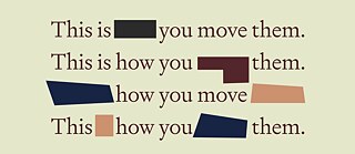 This is how you move them © Urvi Vora