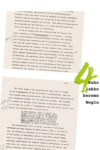 Hegel-Poster4DE © © Goethe-Institut Ljubljana/DLA Marbach Hegel-Poster4DE