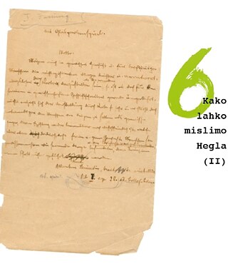 Hegel-Poster6SI © © Goethe-Institut Ljubljana/DLA Marbach Hegel-Poster6SI