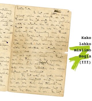 Hegel-Poster7SI © © Goethe-Institut Ljubljana/DLA Marbach Hegel-Poster7SI