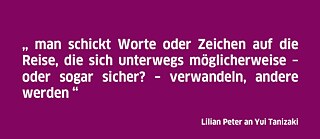 Briefwechsel - Lilian Peter an Yui Tanizaki 2