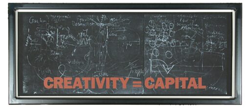 Joseph Beuys, published by Strother/Elwood Arts, New York Subway Poster, 1983. Lithograph and screen print on wove paper. Henry Art Gallery, gift of Helen and Max Gurvich, 2004.146. 