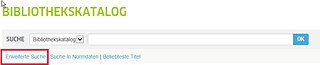 Suchmaske Bibliothekskatalog