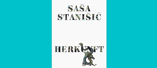 Buchcover von Saša Stanišićs Roman "Herkunft".