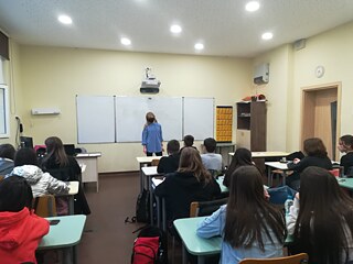 An meinem ersten Schultag in der 8v