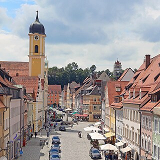 Blick aus dem Rathaus Kaufbeuren