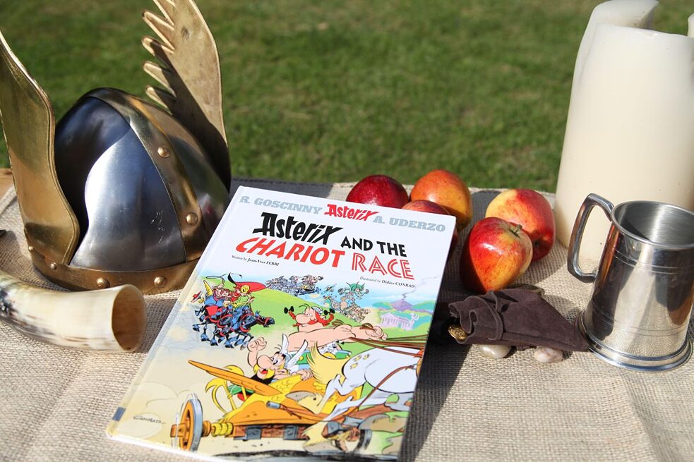 Cover von "Asterix und das Wagenrennen" von Jean-Yves Ferri