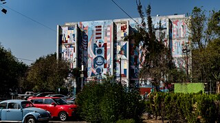 Viele Nachbarn und Bewohner von Tlatelolco