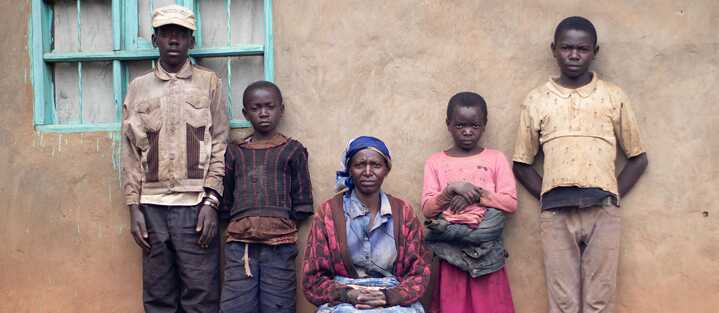 La famille de Kavugho Tshowaluso 