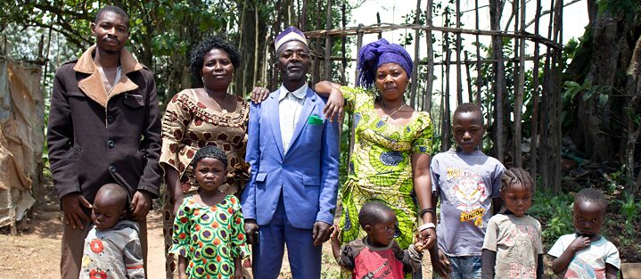 Die Familie von Kasereka Kihombwe Mahamud 