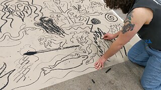 Ronan painting &copy; (C) Rónán Ó Raghallaigh Ronan Druid