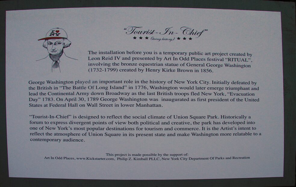 Kunst an seltsamen Orten