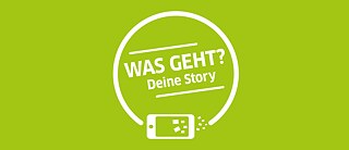 Logo „Was geht? – Deine Story“