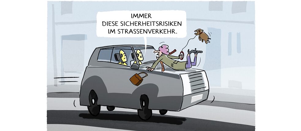 Wer trägt die Schuld, wenn das selbstfahrende Auto einen Fehler macht? Fragen wie diese zum Umgang mit Künstlicher Intelligenz treiben Jurist*innen und Regierungen um. 