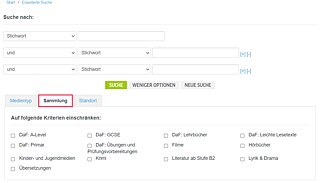 Illustration Bibliothekskatalog - Sammlungen