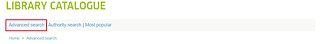 Search Bar Library Catalogue