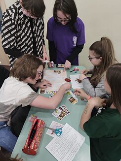 Plakat „Vegetarismus/Veganismus“ in Entstehung 