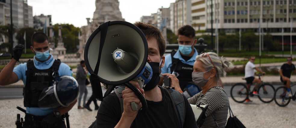 Lissabon, Oktober 2020. Unsere Stimme ist wichtig, um das Business as Usual zu durchbrechen, das die Klimakrise auslöst. 