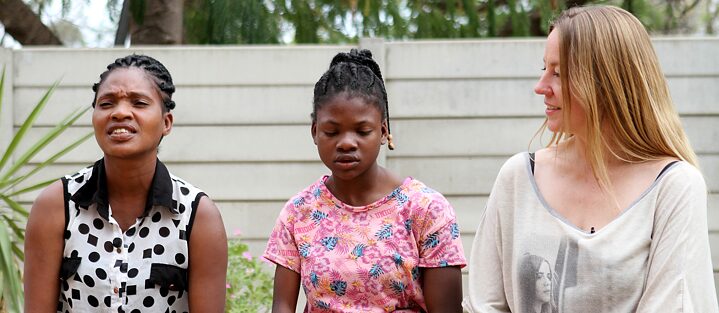 Portrait picture of the Ndamonako/Kruger Family