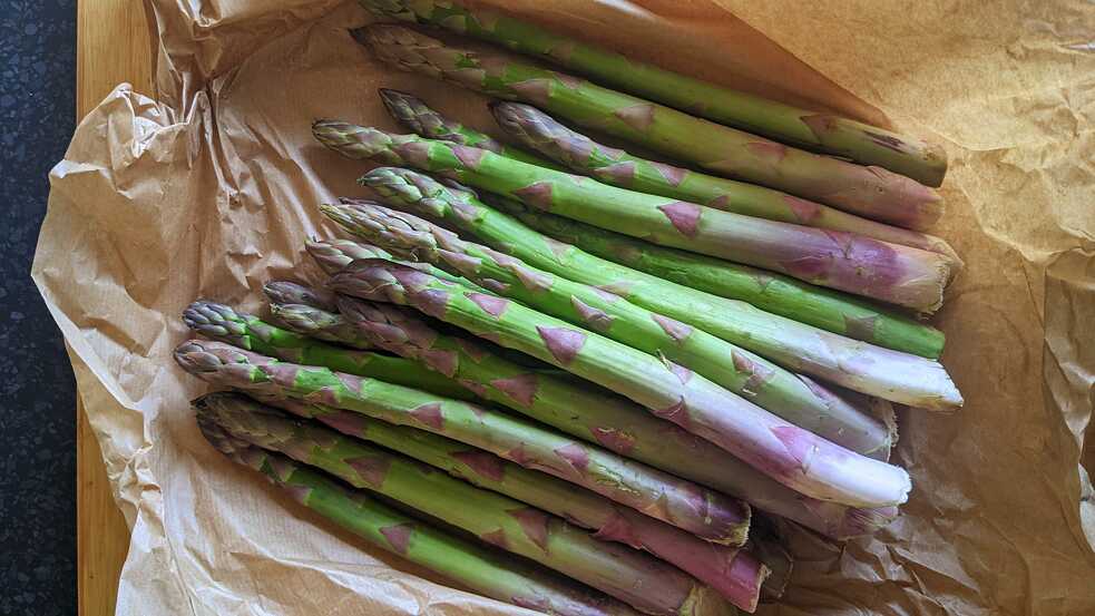 Grüner Spargel