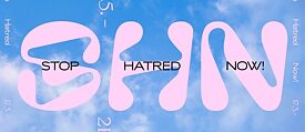 Stop Hatred Now -tapahtuman logo.