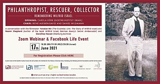 Einladung: Philantrop. Retter. Sammler. - Gedenken an Wilfrid Israel  &copy; © Leo Baeck Institute Einladung: Philantrop. Retter. Sammler. - Gedenken an Wilfrid Israel 