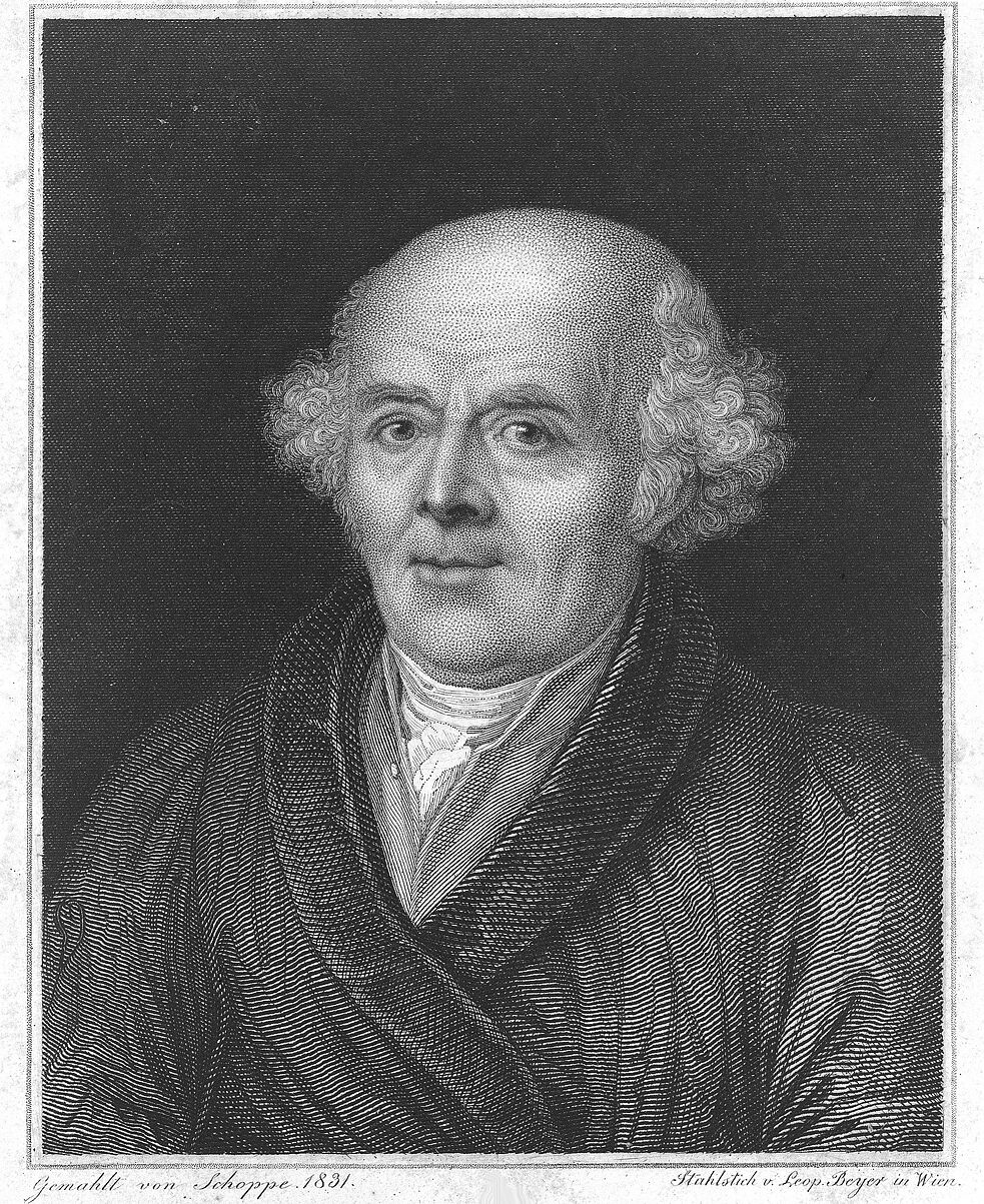 Samuel Hahnemann 1831. Stahlstich nach einem Gemälde von Julius Schoppe