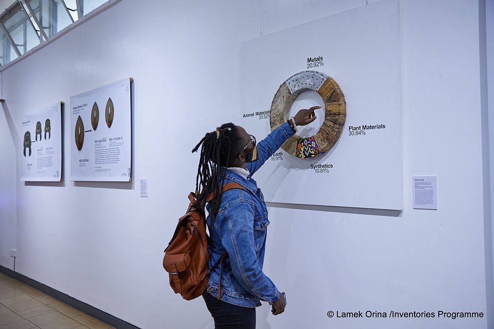 Exhibition opening "Invisible Inventories" on 18 March 2021 at the National Museums of Kenya in Nairobi. 