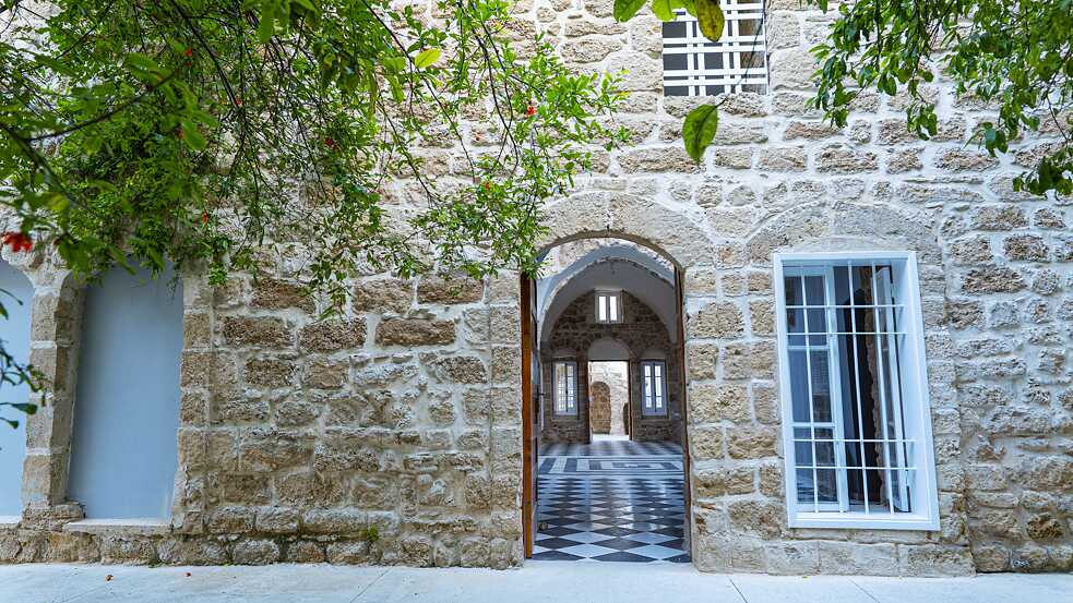 Garden door of the Al-Ghussein house