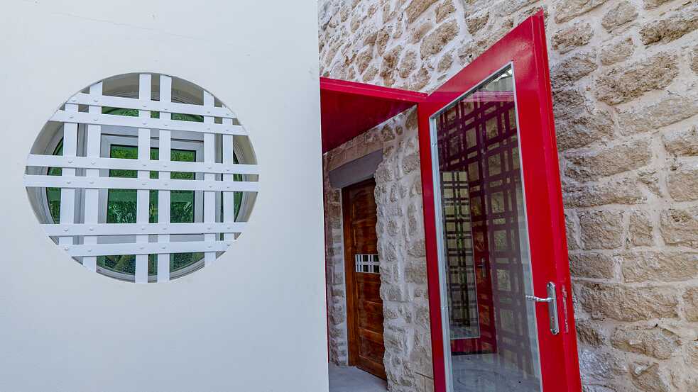 Exit of the Al-Ghussein House